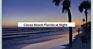 Cocoa Beach Florida at Night